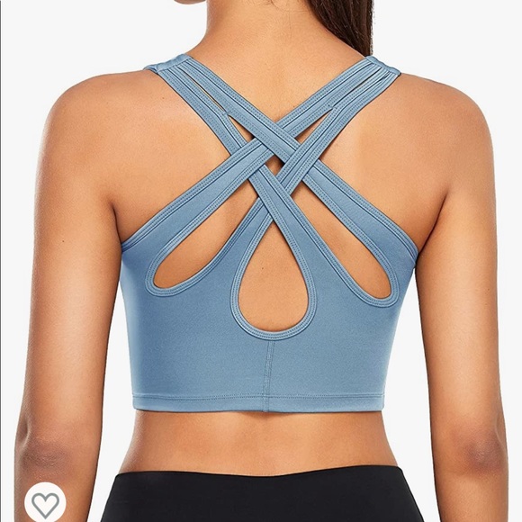 Strappy longline sport bra - Picture 1 of 3